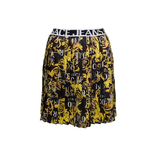 VERSACE JEANS COUTURE SS23 Casual Short Skirts Women's Yellow