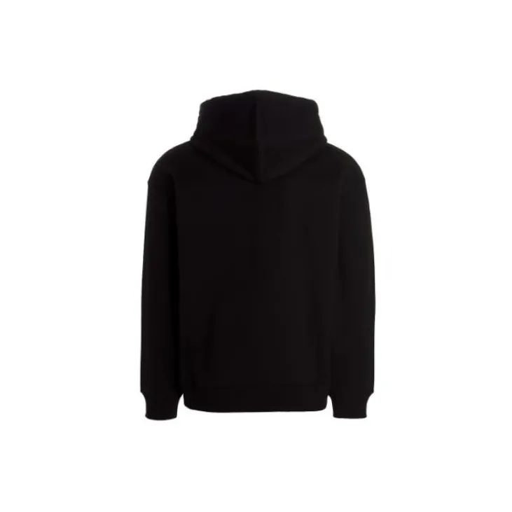 Valentino Vltn Logo Printed Drawstring Hoodie-1