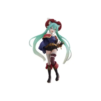 TAITO Hatsune Miku Vocaloid Fairy Tale Wonderland The Cat In Boots Bonus Gifts 18cm