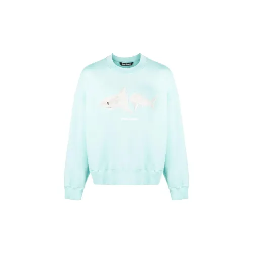 PALM ANGELS Shark Crewneck Sweater 