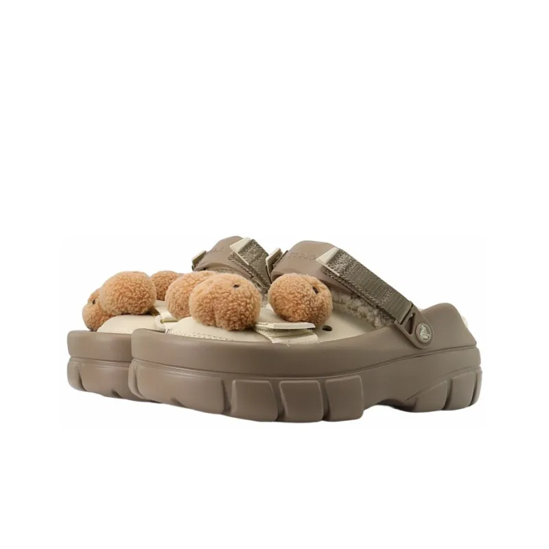 SANKUANZ x Crocs Classic Clog Clogs Unisex Sand Yellow Shang Gongze Collaboration-2