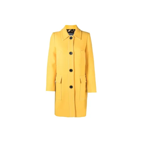 MOSCHINO Coats Women's Banana Yellow