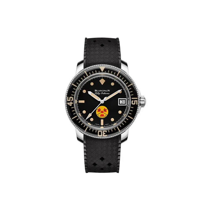 BLANCPAIN FIFTY FATHOMS Automatic Mechanical Movement Men's Watch 40.3mm Black Dial-0