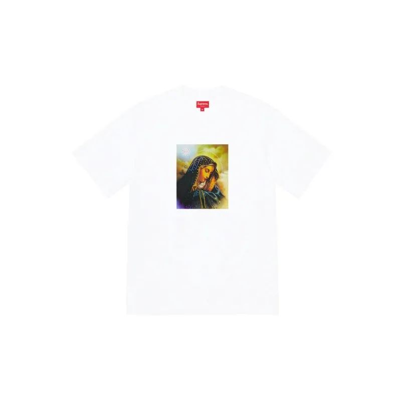 Supreme Mary Rhinestone S/S Top-1