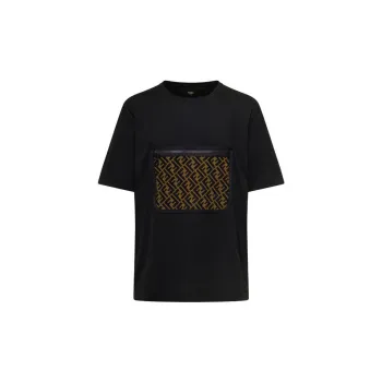 FENDI T Shirts Men Black