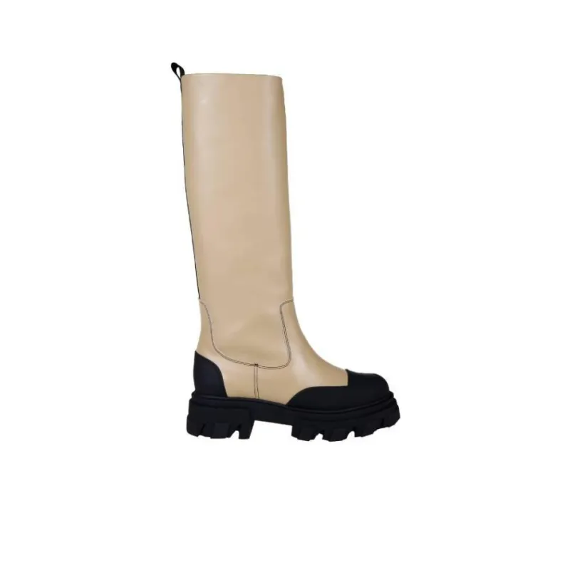 GANNI Cleated Tubular Knee Boots-2