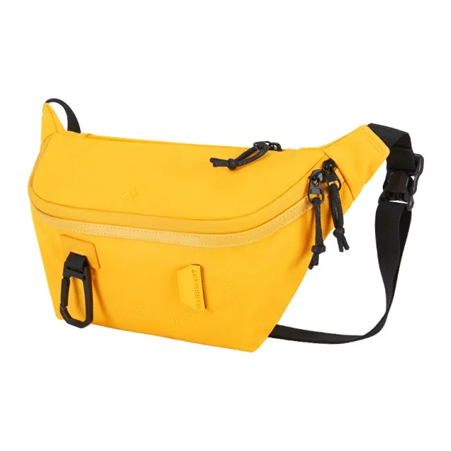 BAGSMART Fabric One Shoulder Crossbody Fanny Pack Sling Bags Small Size Unisex Multicolor-1