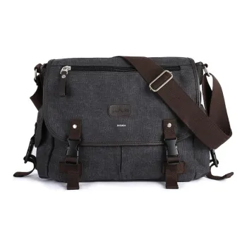 RIOREX Canvas Messenger Bag Canvas Bag Shoulder Bag Crossbody Bag Regular Unisex Multicolor
