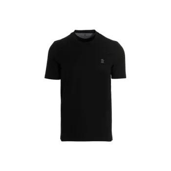 Brunello Cucinelli T-Shirts Men Black