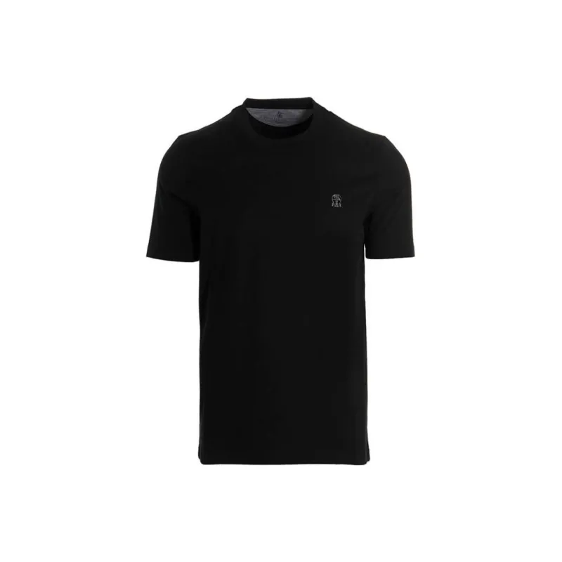 Brunello Cucinelli T-Shirts Men Black-0
