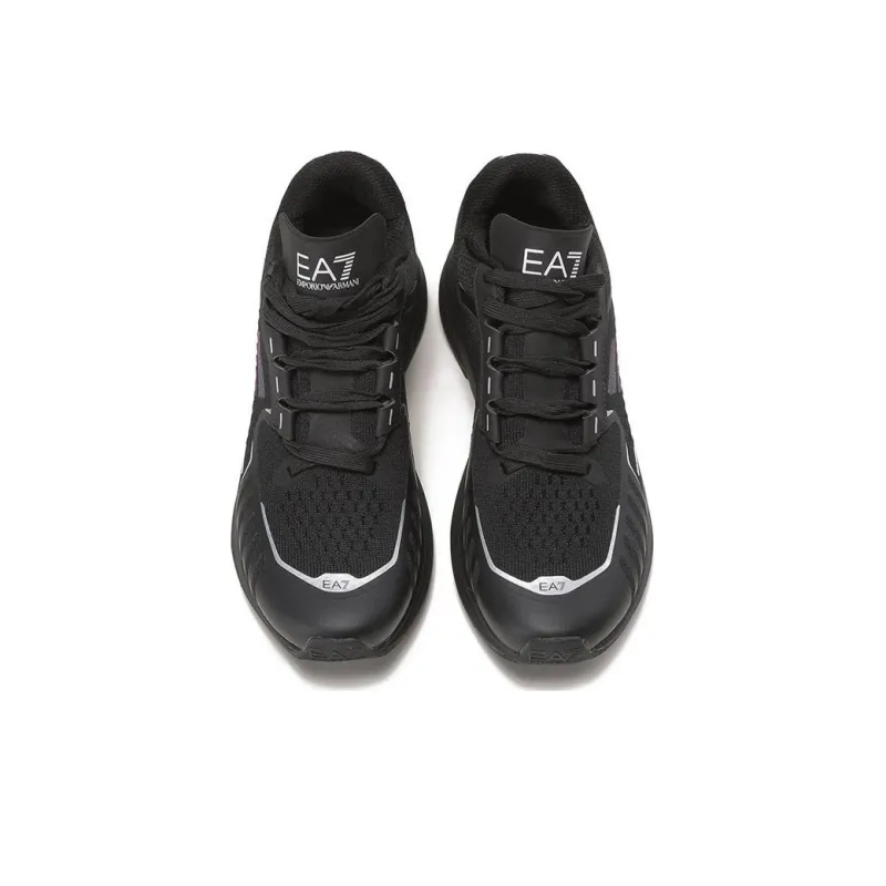 EMPORIO ARMANI EA7 Low-Top Sports Casual Shoes Unisex Black-3