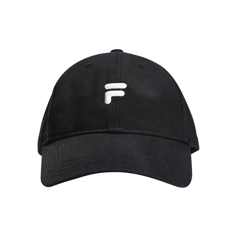 FILA FUSION Cotton Baseball Caps Unisex Pitch Black-1