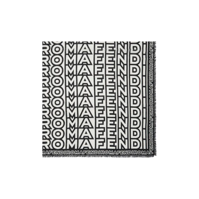 FENDI By Marc Jacobs Shawl Two Tone Wool Shawl-0