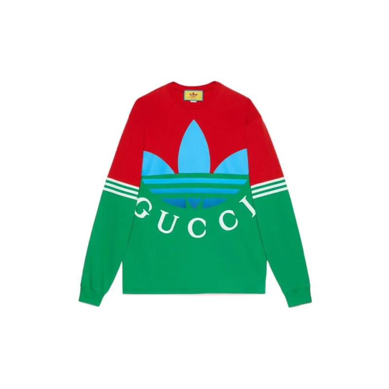 GUCCI x Adidas SS23 T Shirt Men's Green-0