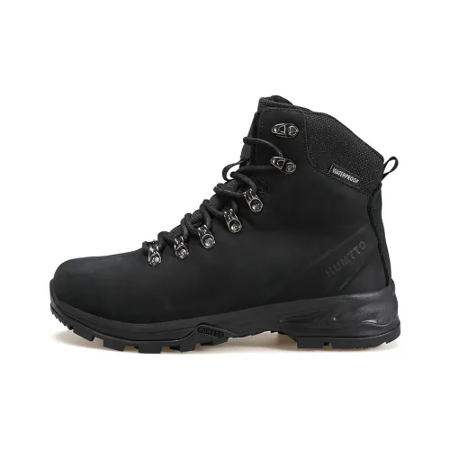 HUMTTO Cushioning Anti Slip And Wear Resistant High Top Outdoor Shoes Women's Black