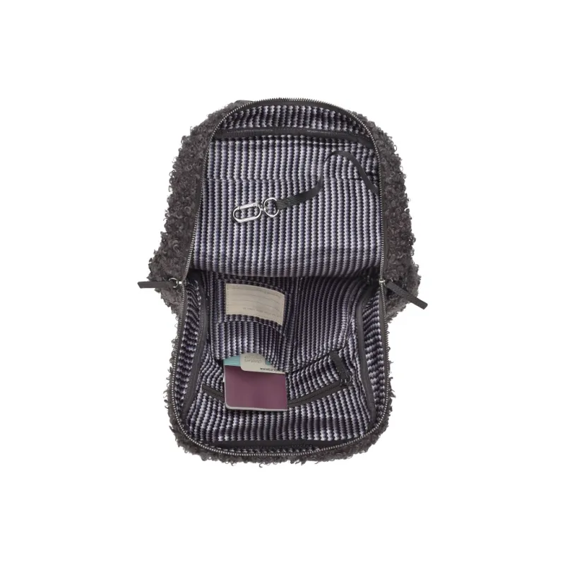 MOLESKINE Polyester Laptop Bag Travel Bag Backpack Regular Unisex Gray-4