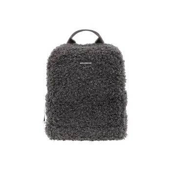 MOLESKINE Polyester Laptop Bag Travel Bag Backpack Regular Unisex Gray