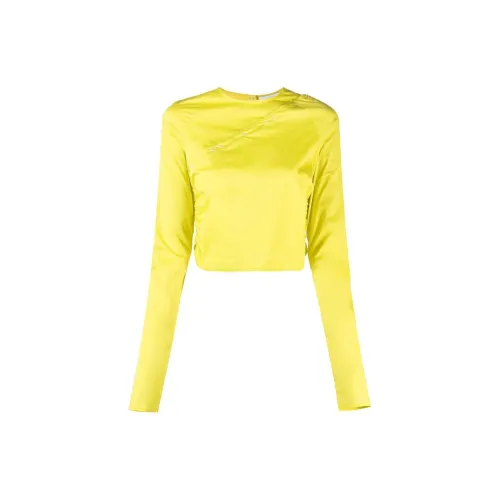 GANNI Shirts Women's Fluorescent Yellow