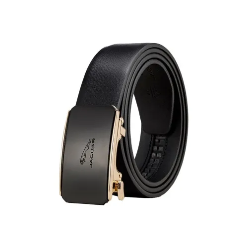 JAGUAR Leather Belts Men Black