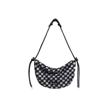 BAGSMART Denim Tassel Bag Crossbody Bag Shoulder Bag Women's Black