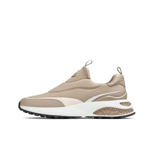 Jimmy Choo MemphiS Anti-Slip Wear-Resistant Low-Top Sports Casual Shoes Men's Light Brown