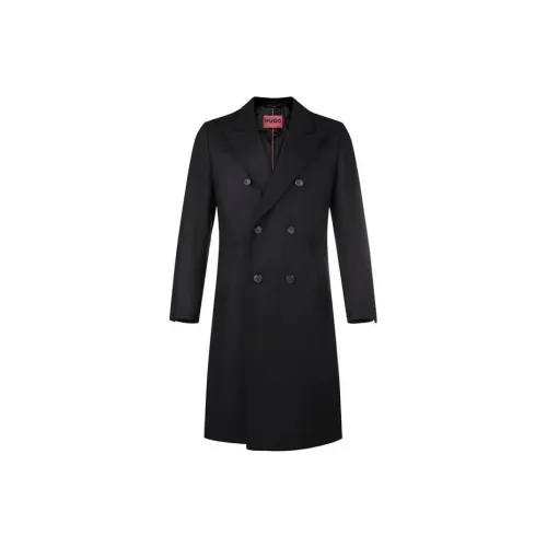 HUGO BOSS Coats Men Black