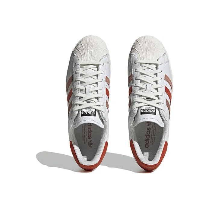 Adidas Superstar Crystal White Preloved Red-4