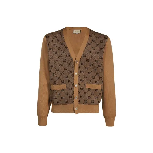 GUCCI Sweaters Men Brown