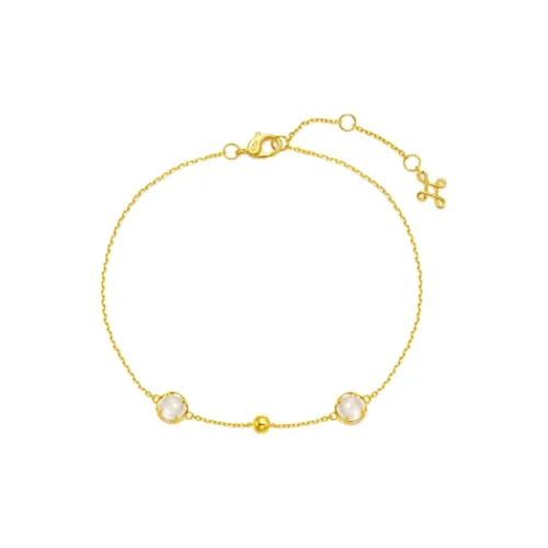 CHOW TAI FOOK Jadeite Bracelets Women's 18K Gold Bracelets