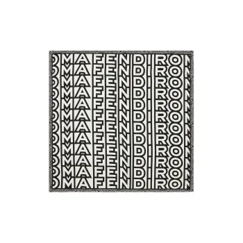 FENDI By Marc Jacobs Foulard Two Tone Silk Foulard
