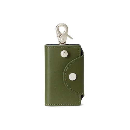 Polo Ralph Lauren Cow Leather Key Pouch Women's Green