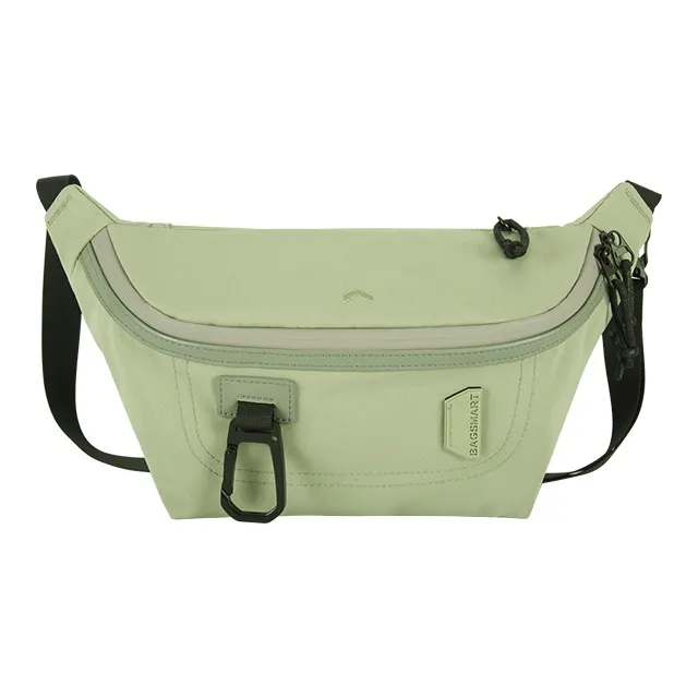 BAGSMART Fabric One Shoulder Crossbody Fanny Pack Sling Bags Small Size Unisex Multicolor-3