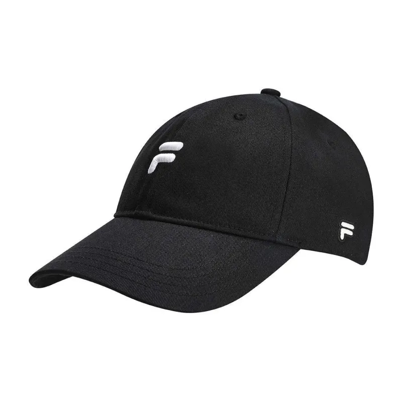 FILA FUSION Cotton Baseball Caps Unisex Pitch Black-0