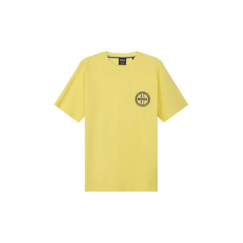 HUGO BOSS SS22 T Shirt Men's Yellow-0