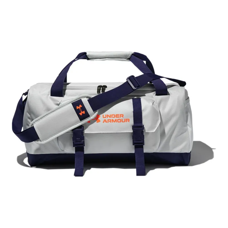 Under Armour Gametime Polyester Gym Bag Travel Bag Small Size Unisex Misty Gray-0