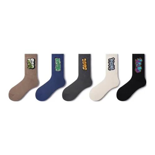 Primeet Unisex Mid-Calf Socks