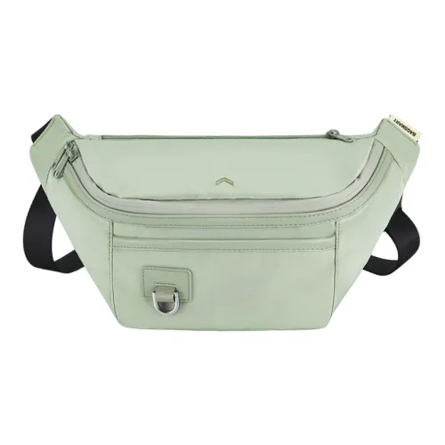 BAGSMART Fabric Crossbody Sling Bag Small Size Unisex Matcha