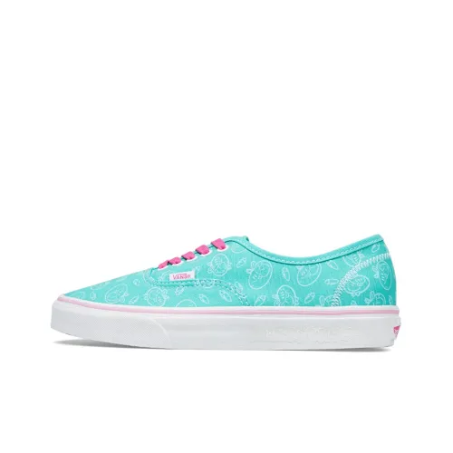 Vans Authentic Skateboard Shoes Unisex Low-Top Blue/Pink