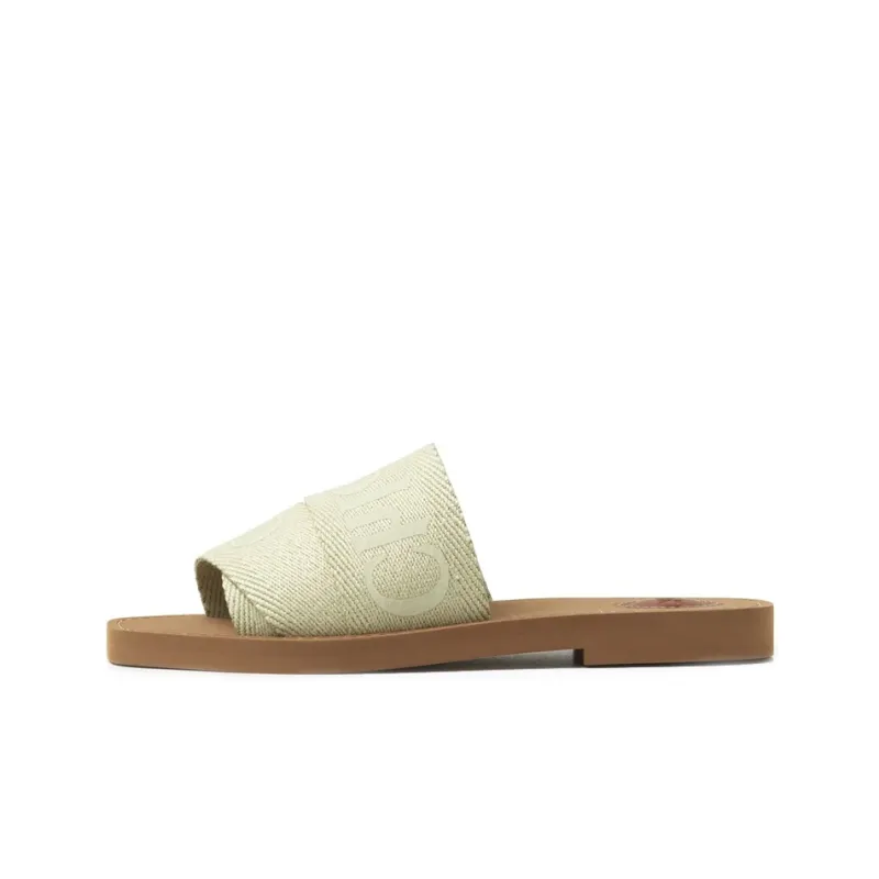Chloe Quiet Slide Slippers Women's Green-0