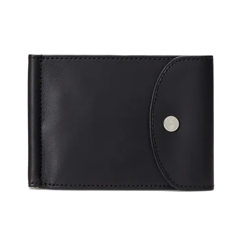Polo Ralph Lauren Cow Leather Card Holder Men's Black