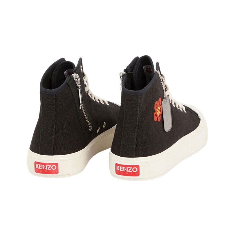 KENZO School High Top Trainers Black - POIZON