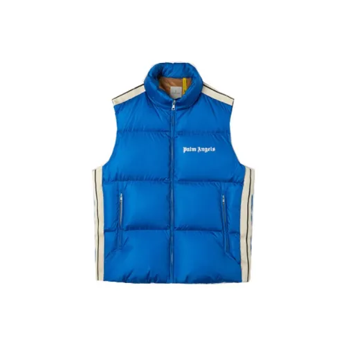 Moncler X PALM ANGELS Vests Unisex Blue