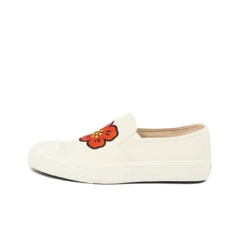 KENZO School Slip On Trainers Cream
