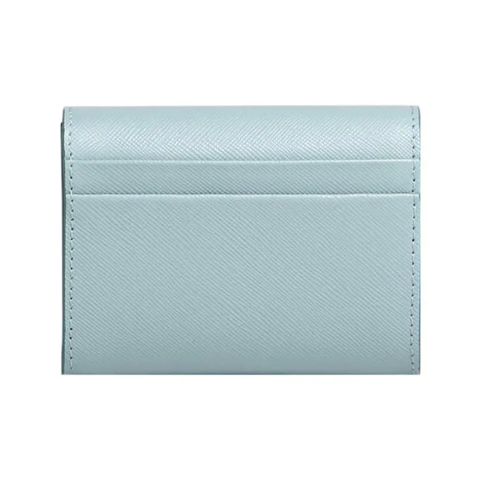 MARNI Saffiano Leather Wallet Women's Blue-2