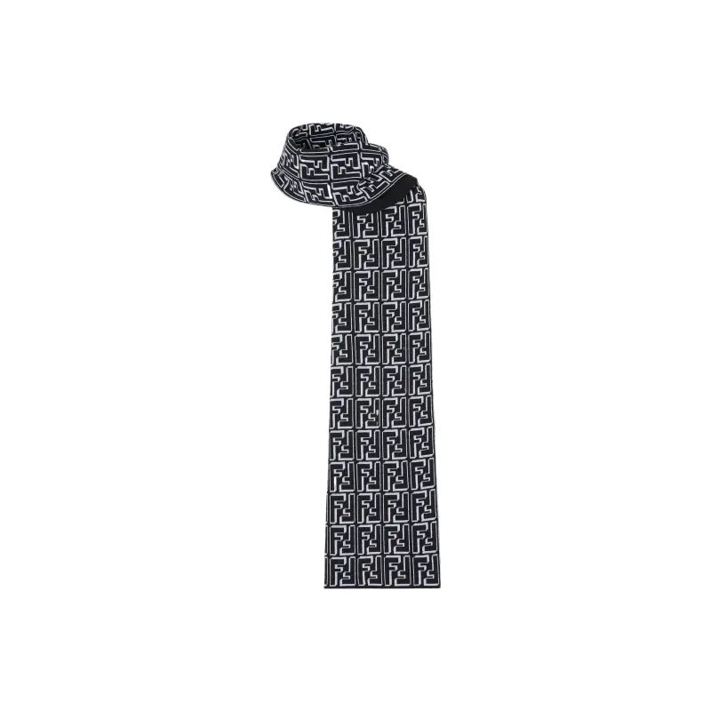 FENDI Allover FF Jacquard Scarf-1