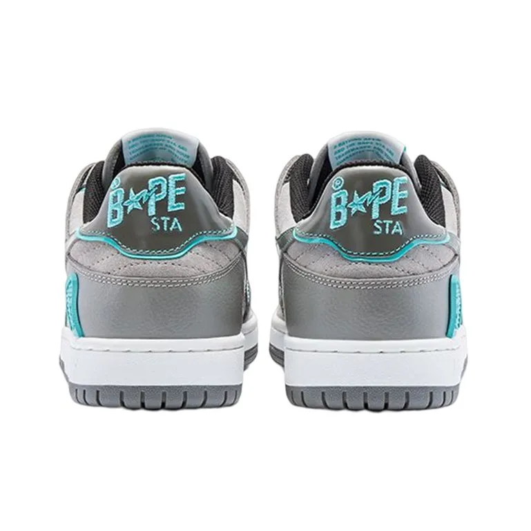 A BATHING APE SK8 STA Stylish Skateboarding Shoes Men's Gray-3
