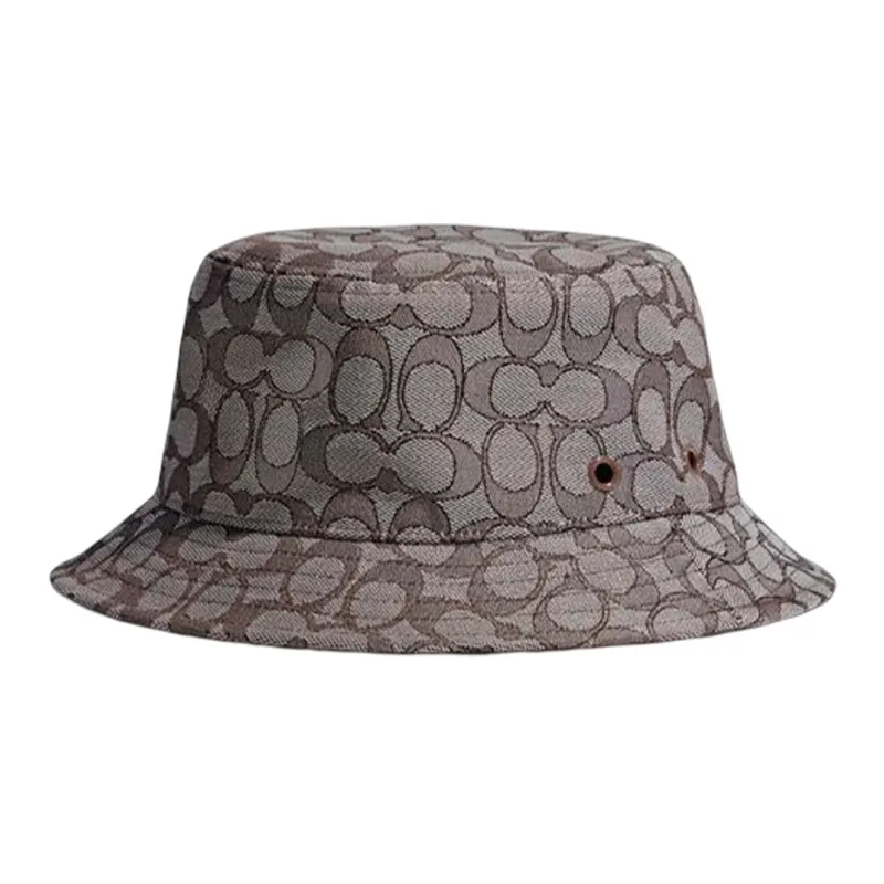 COACH Bucket Hats Unisex Gray-0