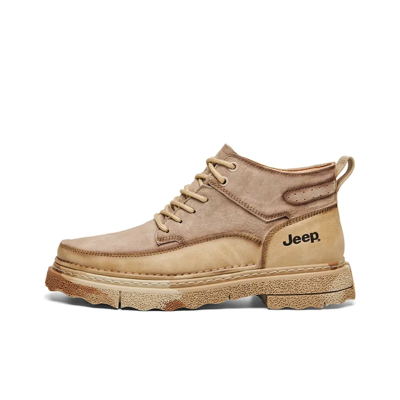 Jeep Martin Boots Men Sand-0