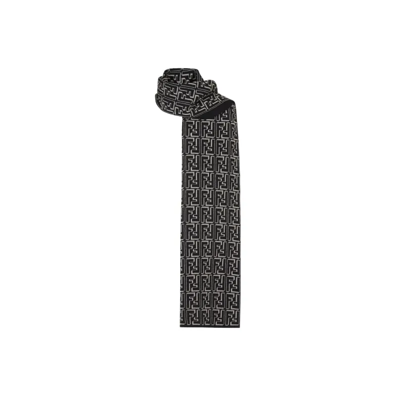 FENDI Allover Ff Jacquard Scarf-1