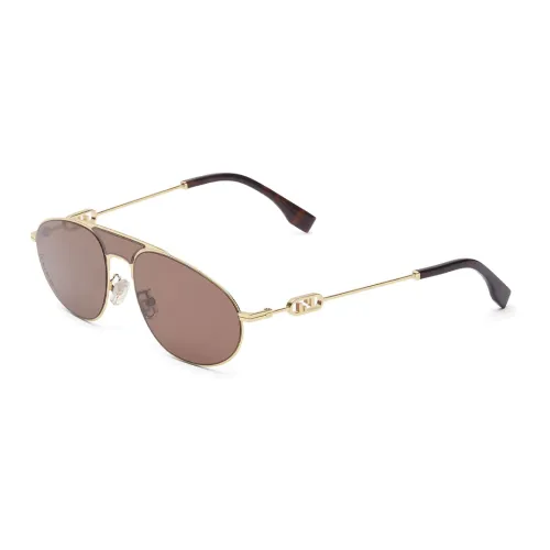 FENDI Sunglasses Men Gold